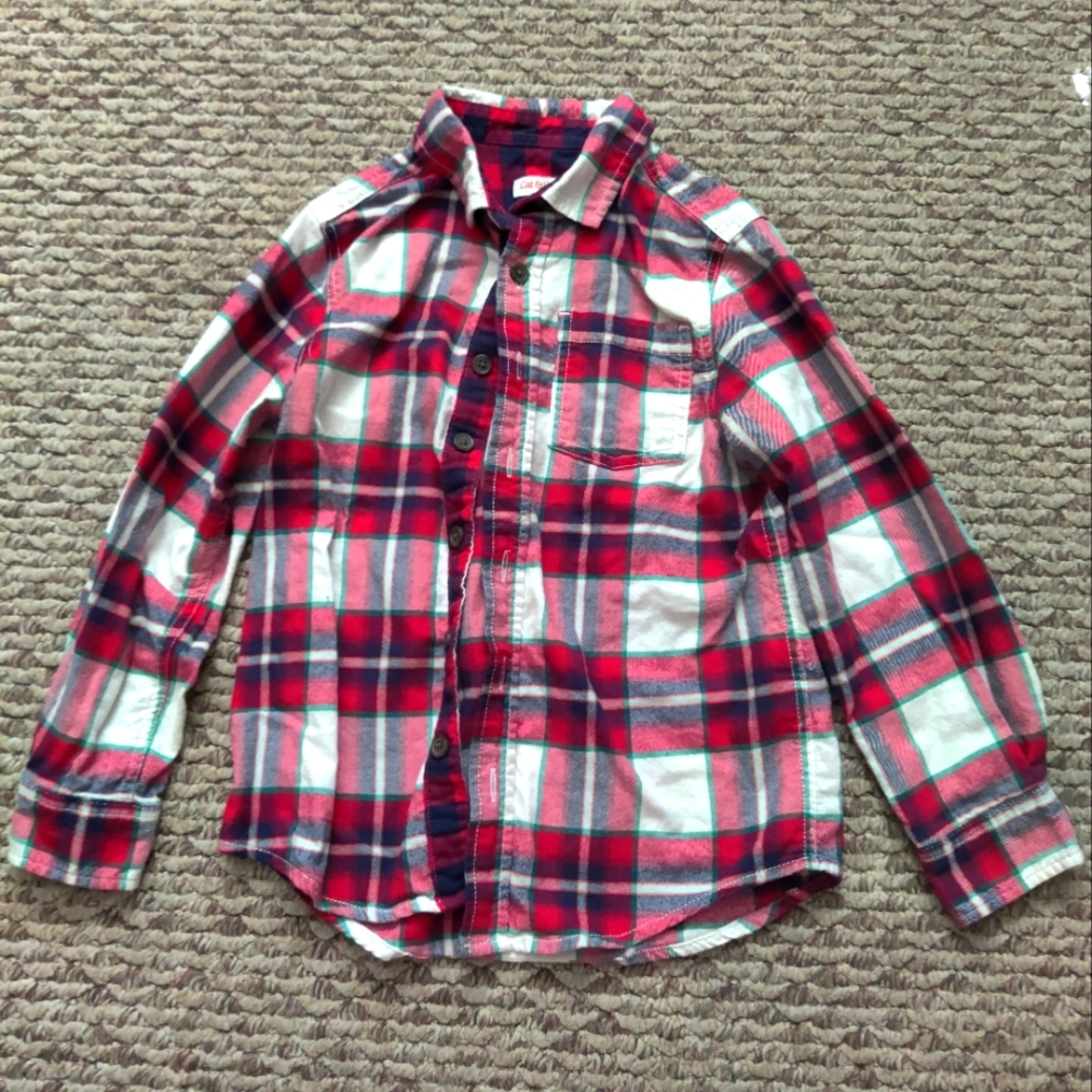 Long sleeve flannel shirt